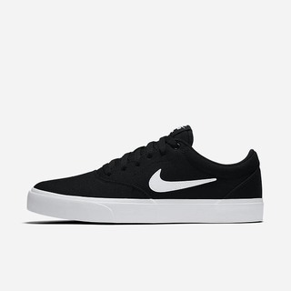 Adidasi Skate Nike SB Charge Panza Dama Negrii Albi | DILG-97051